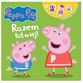 Peppa Pig Opowiadania z naklejkami 3 Razem łatwiej