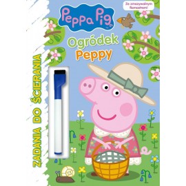 Peppa Pig Zadania do ścierania 2 Ogródek Peppy